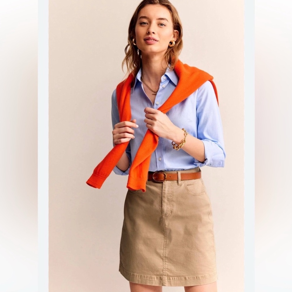 Boden Nell Chino Skirt 6
